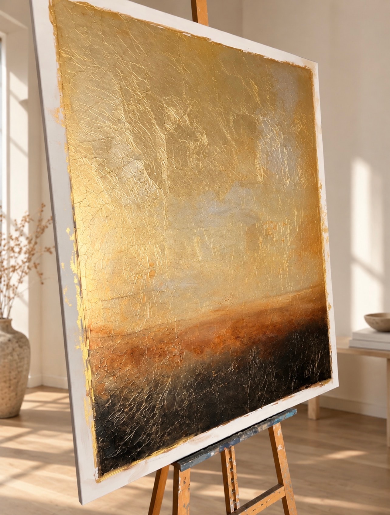 Aurum III — On the easel