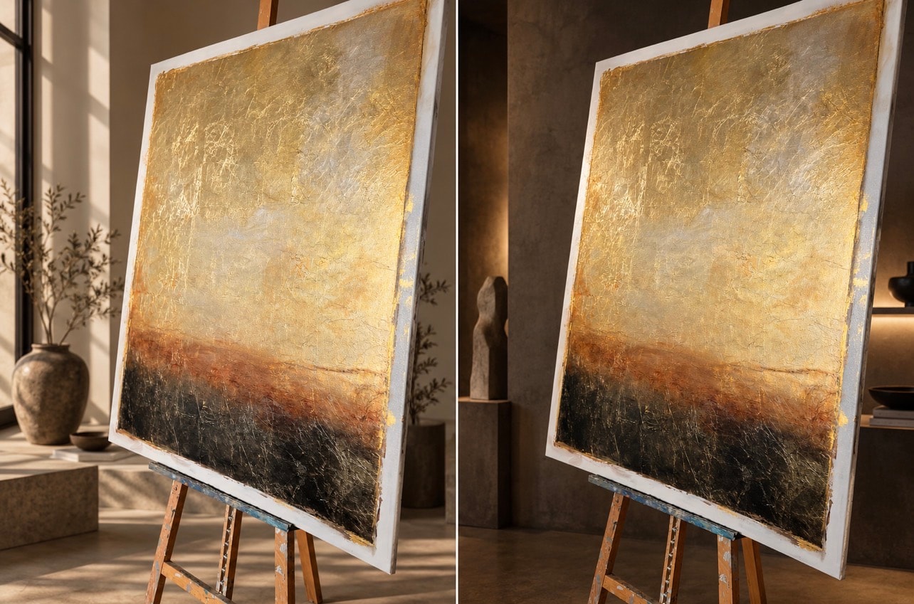 Aurum III — On the easel