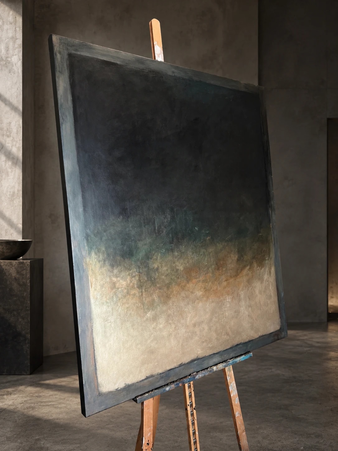 Nocturne II — On the easel